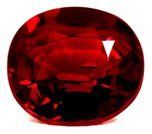 1.05 carat RED Oval Rubinas (1)