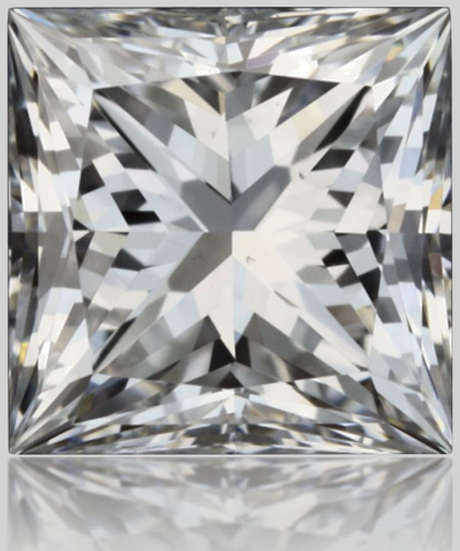 0.34 carat D-VS2 Natūralus Princess Deimantas (1)