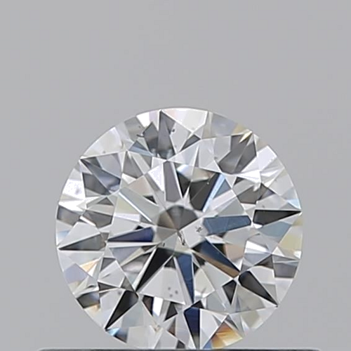 0.52 carat F-SI1 Excellent cut Natūralus Round Deimantas (1)