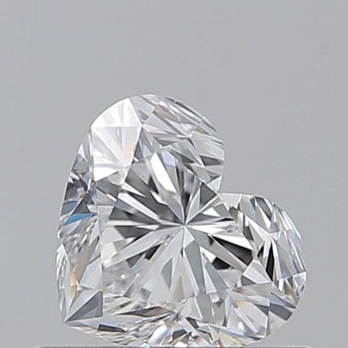 0.7 carat D-VS2 Natūralus Heart Deimantas (1)