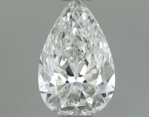 0.5 carat I-SI2 Natūralus Pear Deimantas (1)