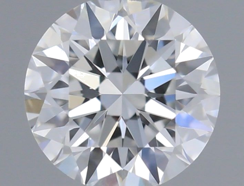 0.37 carat F-VVS1 Excellent cut Natūralus Round Deimantas (1)