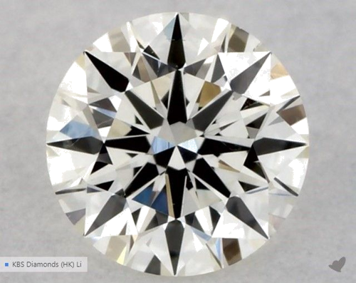 0.3 carat K-SI2 Excellent cut Natūralus Round Deimantas (1)