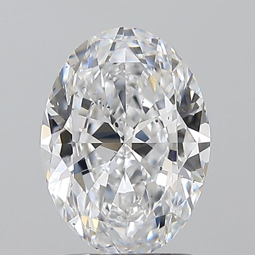 1.7 carat D-SI1 Natūralus Oval Deimantas (1)