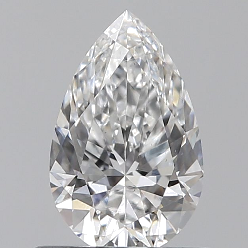 0.6 carat E-SI1 Natūralus Pear Deimantas (1)