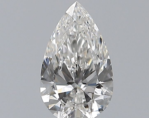 0.37 carat F-VS2 Natūralus Pear Deimantas (1)