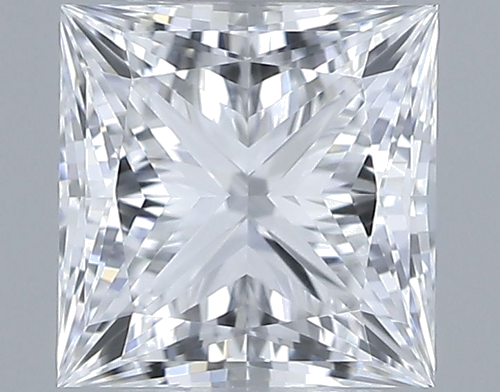 0.5 carat E-VS1 Natūralus Princess Deimantas (1)