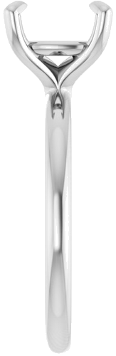 Sužadėtuvių Žiedas „Solitaire“ 950 Platinos Cushion 8mm (4)