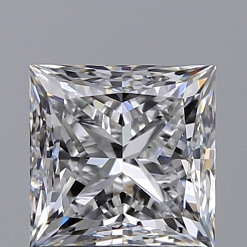 1.01 carat E-VS2 Natūralus Princess Deimantas (1)