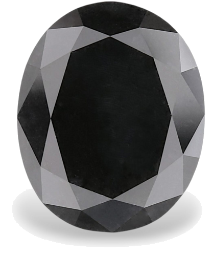 4.96 carat Fancy Black-VVS2 Natūralus Oval Deimantas (1)
