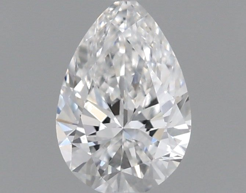 0.4 carat D-VS1 Natūralus Pear Deimantas (1)
