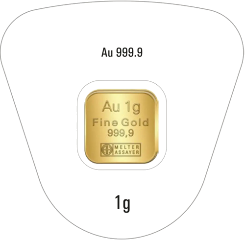 10 x 1 g Multidisc (Aukso sėklos) Investicinio aukso luitai Argor-Heraeus (5)