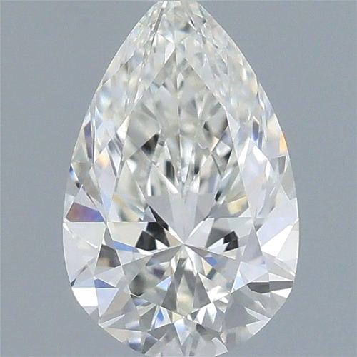 0.52 carat H-IF Natūralus Pear Deimantas (1)