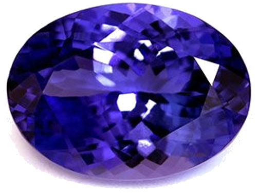 3.66 carat BLUE Oval Tanzanite (1)