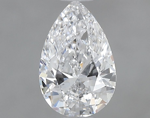 0.7 carat D-VS2 Natūralus Pear Deimantas (1)