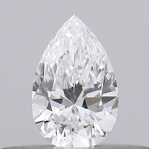 0.18 carat E-SI1 Natūralus Pear Deimantas (1)