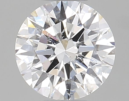 0.53 carat F-SI2 Excellent cut Natūralus Round Deimantas (1)