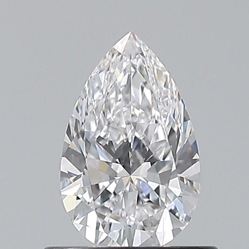 0.6 carat D-VVS1 Natūralus Pear Deimantas (1)