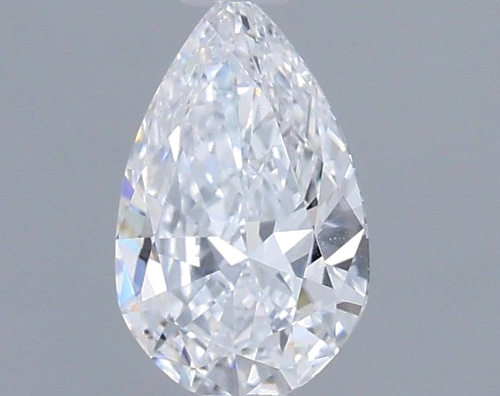 0.5 carat D-SI1 Natūralus Pear Deimantas (1)