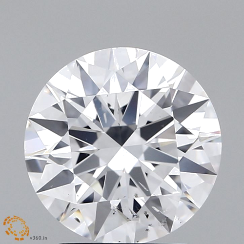2.55 carat D-SI2 Excellent cut Natūralus Round Deimantas (1)