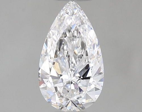 0.5 carat E-VS1 Natūralus Pear Deimantas (1)