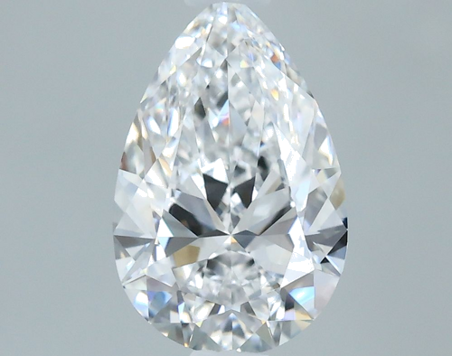 0.72 carat D-VVS1 Natūralus Pear Deimantas (1)