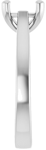 Sužadėtuvių Žiedas 950 Platinos Round 8mm (4)