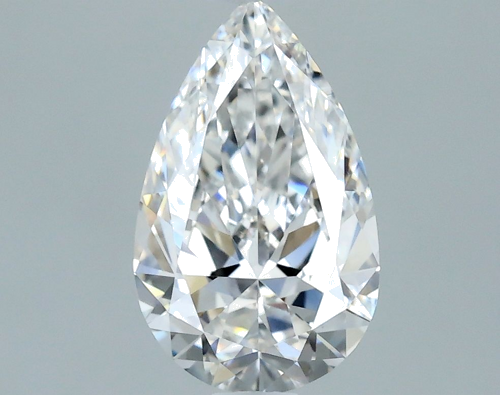 0.7 carat F-VS1 Natūralus Pear Deimantas (1)