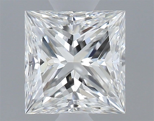 0.5 carat F-VS2 Natūralus Princess Deimantas (1)
