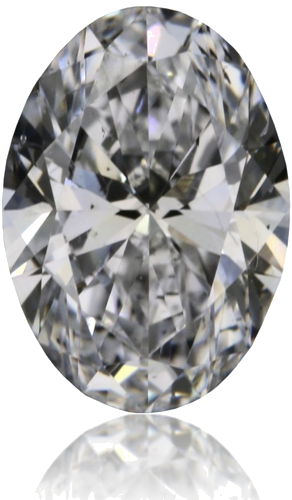 0.5 carat E-SI2 Natūralus Oval Deimantas (1)