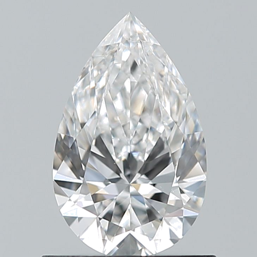 0.8 carat D-VS2 Natūralus Pear Deimantas (1)