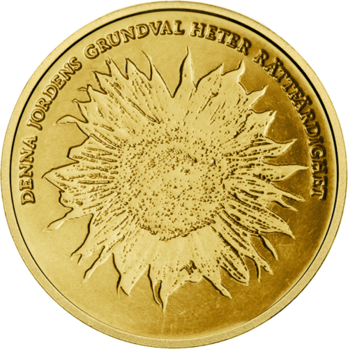 2008 Selma Lagerlöf Sweden Gold Coin (2)