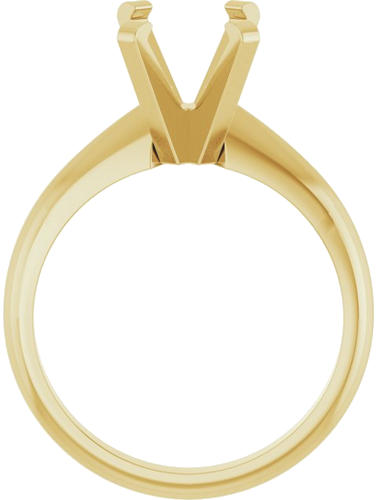 Sužadėtuvių Žiedas „Heavyweight Solitaire“ 14k yellow gold Emerald 8.5mm x 6.5mm (2)