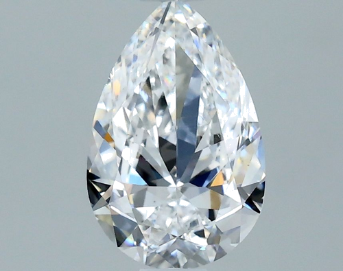 0.7 carat D-VS2 Natūralus Pear Deimantas (1)