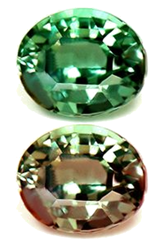 0.38 carat GREEN Oval Alexandrite (1)