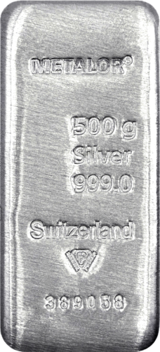 500 g Silver Bar Metalor Switzerland (1)
