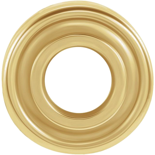 Pakabukas „Round Bezel-Set Slide“ 14k yellow gold Round 2.4mm (1)