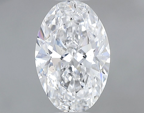 0.66 carat D-SI1 Natūralus Oval Deimantas (1)