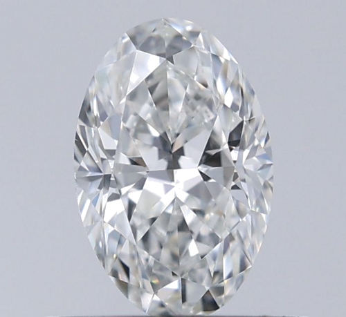 0.5 carat G-VS2 Natūralus Oval Deimantas (1)