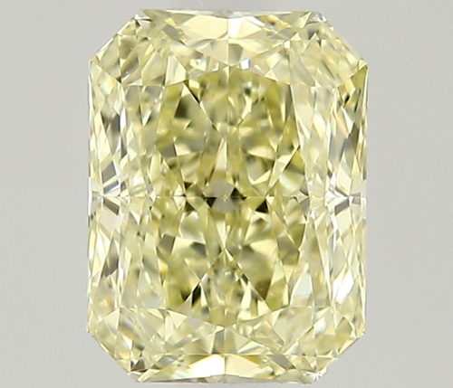 0.6 carat Fancy Light Yellow-VS1 Natūralus Radiant Deimantas (1)
