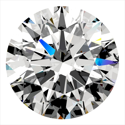 0.3 carat H-VS2 Excellent cut Natūralus Round Deimantas (1)