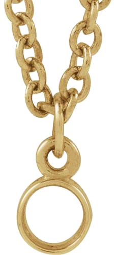 Pakabukas „Family Bezel-Set Station“ 585 Geltonojo Aukso Round 3mm (1)