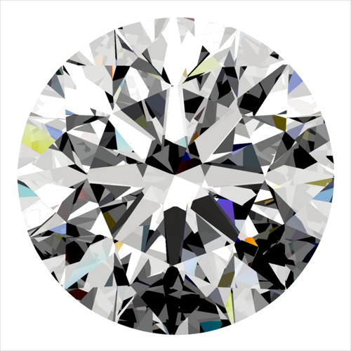 0.3 carat F-VVS2 Excellent cut Natūralus Round Deimantas (1)
