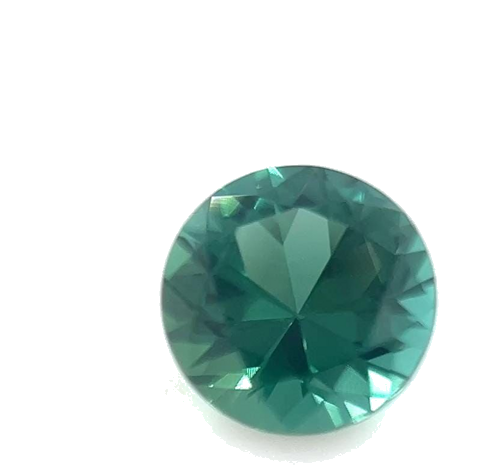 0.57 carat BLUE Round Tourmaline (1)