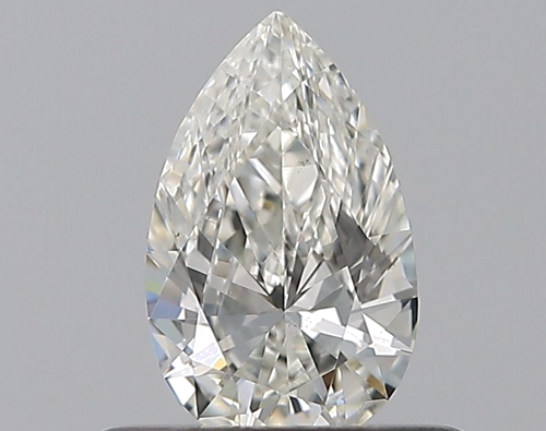 0.4 carat I-VS2 Natūralus Pear Deimantas (1)