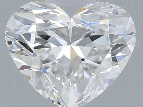 0.46 carat E-VVS2 Natūralus Heart Deimantas (1)