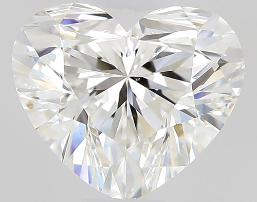 0.6 carat G-VS1 Natūralus Heart Deimantas (1)