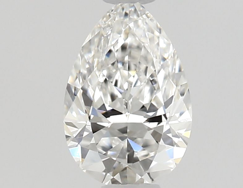 0.5 carat E-VVS2 Natūralus Pear Deimantas (1)
