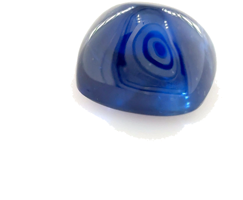 2.07 carat BLUE CABOCHON cut Cushion Safyras (1)