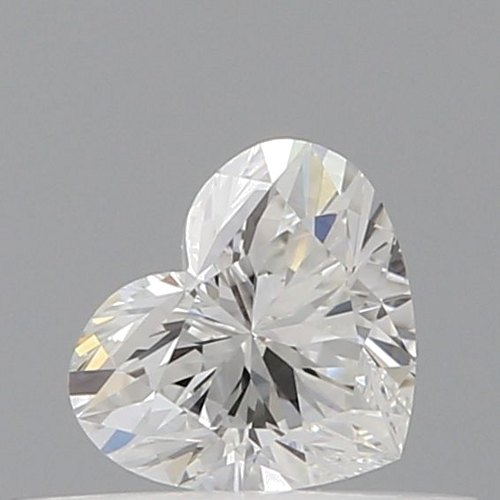 0.3 carat F-VVS1 Natūralus Heart Deimantas (1)